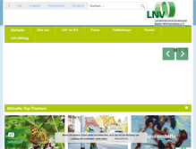 Tablet Screenshot of lnv-bw.de